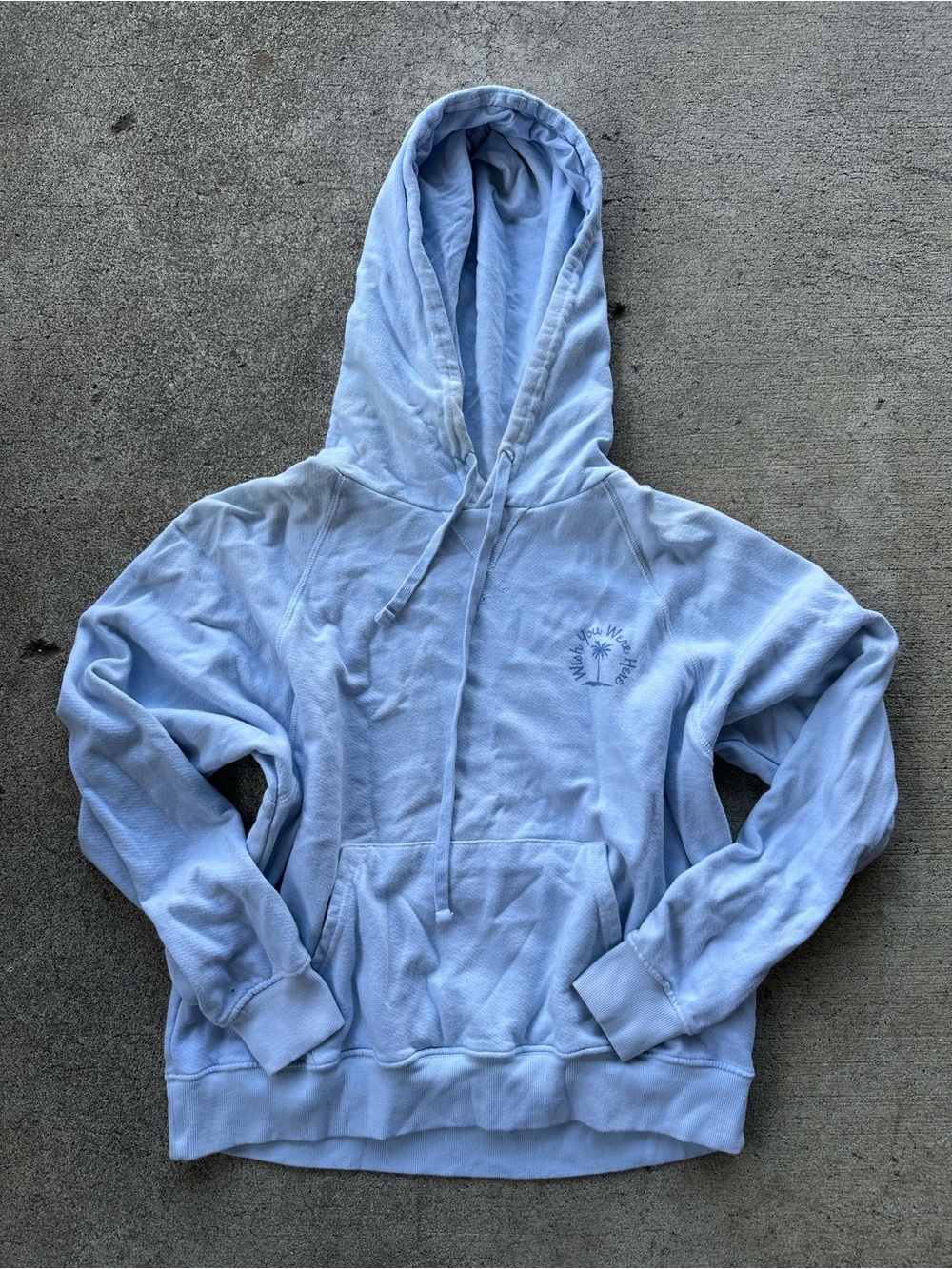 Billabong Light Blue Pullover Hoodie